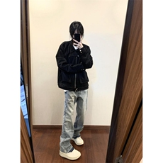 【有货】cleanfit短款外套男高级感痞帅美式工装夹克J627LL-特P65，男装夹克，星座1007（原301D）