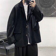 2025春款纯色小西装港风西服外套D201-DM86-P70