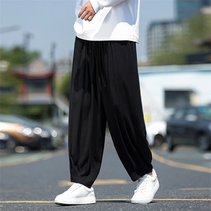 现货 高品质亚麻系列大码休闲裤子长裤百搭款ZK62-P70控98图片