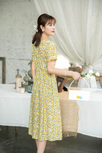 现货供应：天丝麻连衣裙M一XXL，女装连衣裙，拉思维加丝