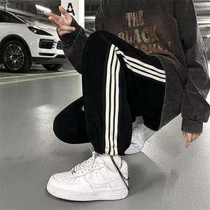 男春季新款港风休闲裤灯芯绒HK91P38图片