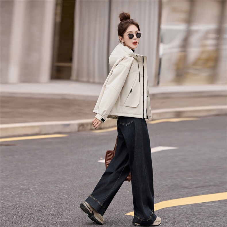 2025年时尚流行简约保暖冲锋衣棉衣外套冬季,女装棉衣/棉服,涵亦佰惠