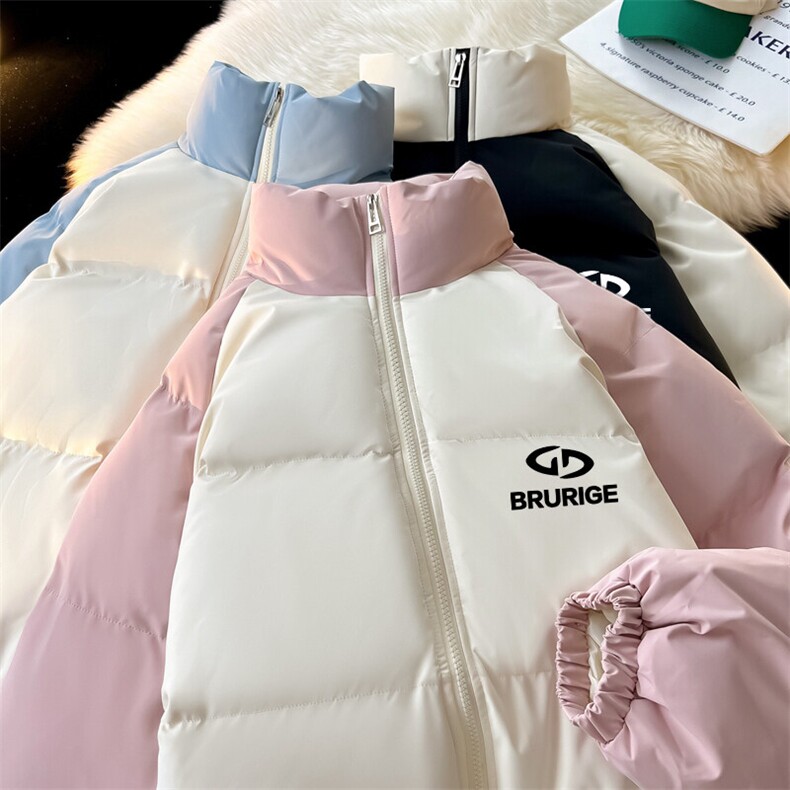 现货抖音得物可供视频三防加厚羽绒拼接棉衣外套面包棉服86638,男装棉衣,电商A486