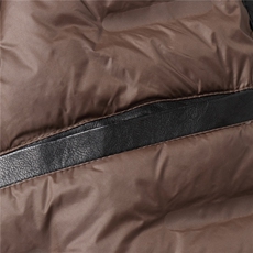 冬季新款男士真皮羽绒外套绵羊皮鹅绒立领夹克商务通勤男装百搭，男装皮衣，电商B360A（原721A）