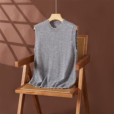 女士秋冬打底马甲，女装马甲，朵沐纯羊绒