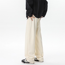 8XL-M灯芯绒裤子大码雪尼尔休闲长裤秋冬直筒裤阔腿裤KZ1925/P55，男装休闲裤，电商B238