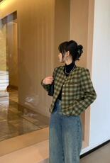 格子羽绒，其它，麦缇诺