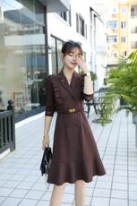 时尚强力连衣裙，女装连衣裙，湘怡服饰