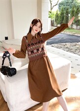 两件套连衣裙，女装连衣裙，琴菲儿