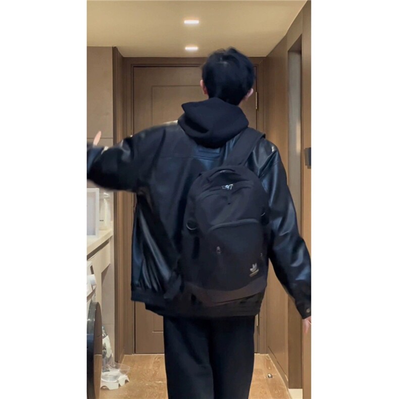 美式复古高街PU皮衣外男生套级感痞帅秋冬cleanfit夹克WLP808-P65,男装夹克,星座1008
