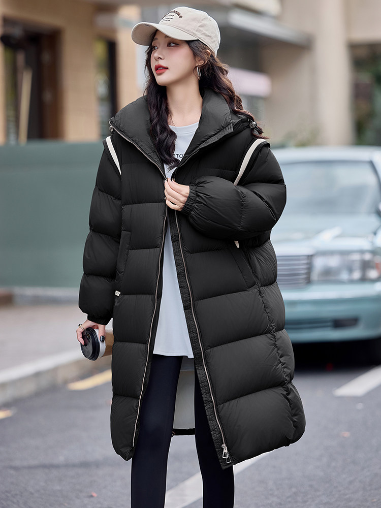 现货主推2024年冬季90白鸭绒羽绒服外套,女装羽绒服,曼娅璐