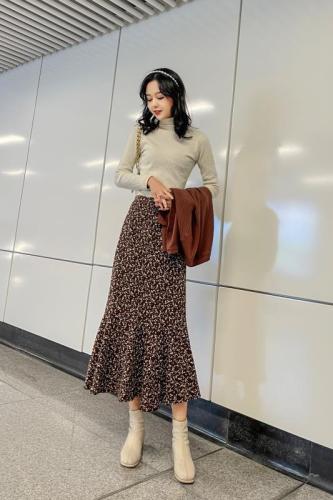 现货春夏装新款鱼尾半裙,女装半身裙,潮溢