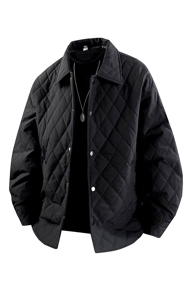 MY8158/P85秋冬新款菱形格轻薄棉衣宽松外套男女棉衬衣薄棉外套,男装衬衫,电商A141
