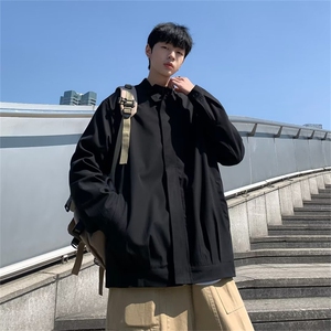A357-P52 2024春季新款潮流宽松简约外套百搭休闲立领夹克男 现货图片