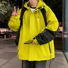 港风冲锋衣棉衣男防风防水棉服棉袄大码外套上衣，男装夹克，电商D325