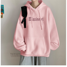 抖音供货、重磅360克现货字母印花连帽卫衣HD019-1-LMWY4491-P35，男装卫衣，电商019-1