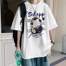 重磅美式潮牌圆领短袖T恤男新款夏季宽松青少年学生半袖上衣体恤，男装T恤，星座218-1（原230）