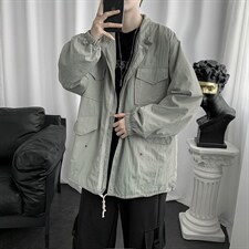 2026春季新款夹克外套男韩版学生百搭黑色机车潮牌上衣SY051-P50，男装夹克，星座1008-2