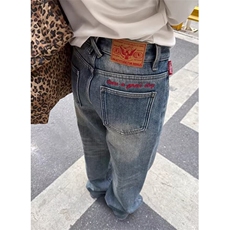 男秋新款简约百搭深蓝小脚修身牛仔长裤版青年休闲NB5153，男装休闲裤，星座1116A（原606A-3）