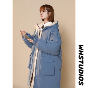 冬季中长款男士棉衣潮流连帽棉服个性休闲棉袄潮A266-WMY2112-P85图片