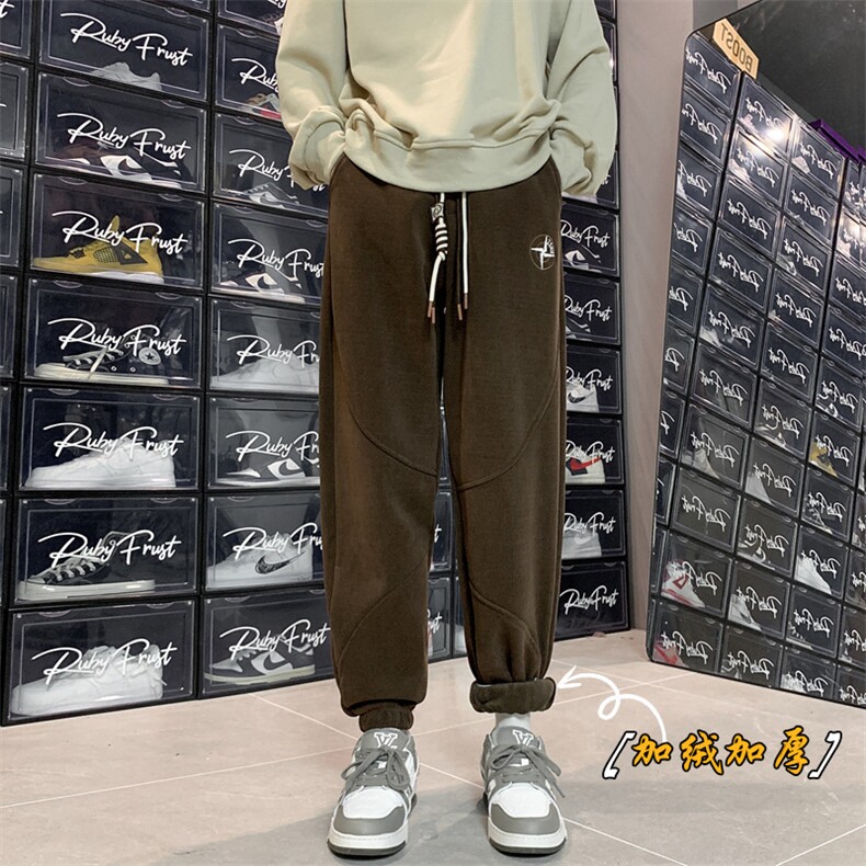 2025冬季新款欧棉绒加绒加厚保暖束脚棉裤A316-1-K1205P68控85,男装棉衣,星座906（原电商a316-1）