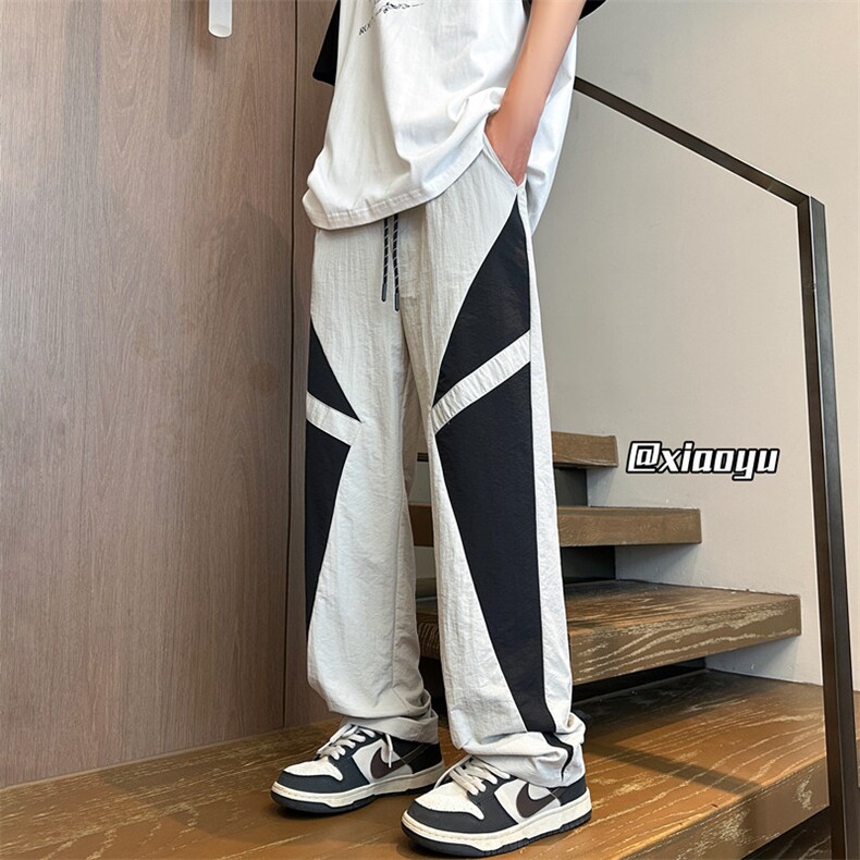 XZ616夏季薄款速干裤撞色拼接设计感长裤TY1005M-5XL特P35控68,男装休闲裤,星座512A（原616）