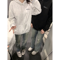 抖音得物供货可提供视频春装重磅美式宽松连帽卫衣DL3003，男装卫衣，电商A486-1