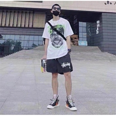 网络图现货美式潮牌时尚简约休闲速干沙滩五分短裤DK1006-20特批，男装牛仔裤，星座715-7