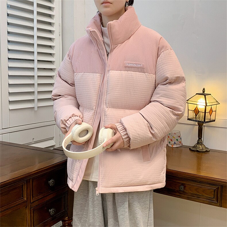 情侣面包服潮牌棉服男女加厚冬季外套防寒服棉袄M0899-P78,男装棉衣,星座308B-2