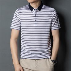 BJ90628男士2023年夏季新款百搭T恤男短袖商务休闲体恤男P110，男装T恤，电商B360