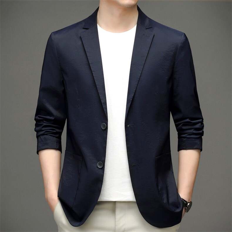 春秋西装男士外套宽松中青年商务便西上衣休闲西服YYA33610-P180,男装西服,星座1105-3