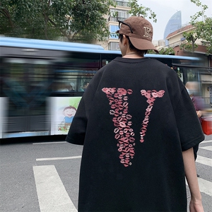 量大优可提供视频2024夏季新美式短袖T恤D223A-T24191-P18图片