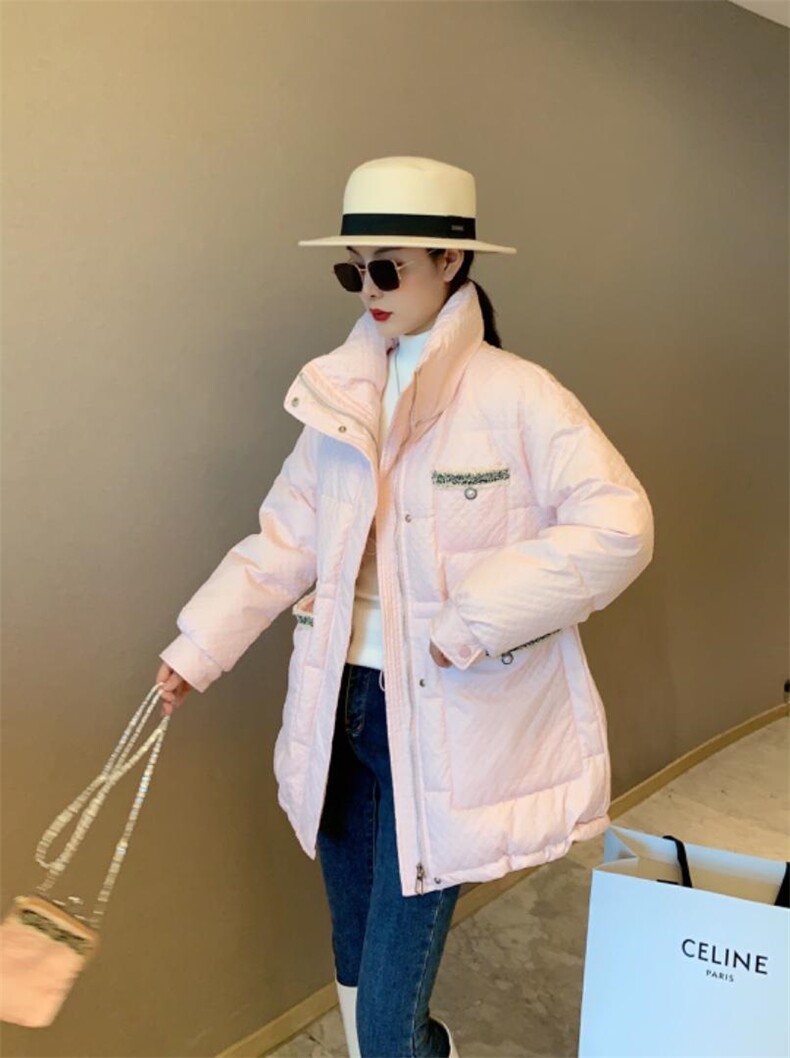 冬季新款：压格羽绒服，女装羽绒服，芳可思