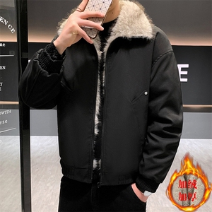 MA31-P125（座山雕）冬季新款加棉加厚帅气派克服宽松时尚棉服图片