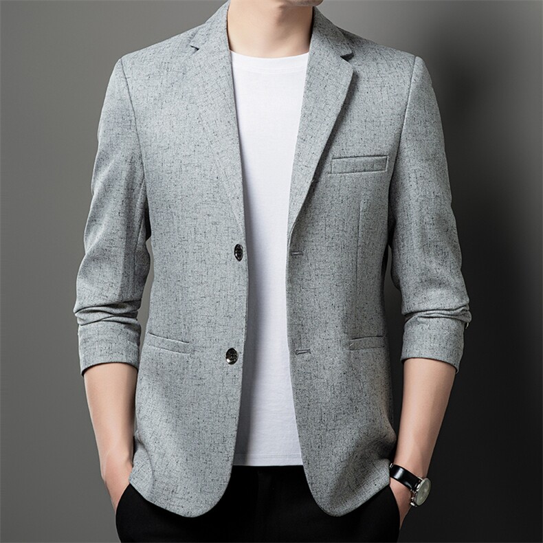 西装外套男士2026年秋季新款单西礼服春秋高端正装休闲西服男，男装西服套装，钱塘6003（原4033）