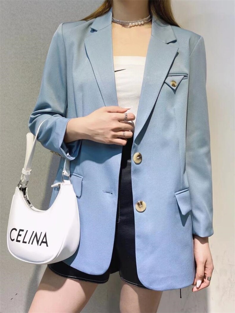 现货秋装新款西装小外套，女装西装，艾涵o