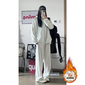 加绒加厚运动服套装W4683JR（加绒）特P60/K8666JR（加绒）特P45图片