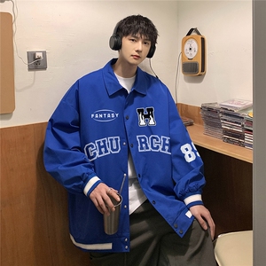 港风23春季新款hiphop炸街设计感潮流翻领夹克外套G721P65控88图片