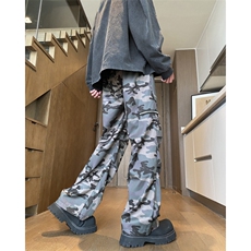 抖音品质潮流宽松防水迷彩机能百搭冲锋裤B315-K24016-P50控68，男装休闲裤，电商B315