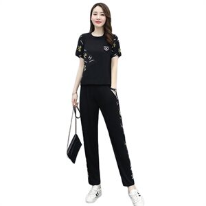 柔软 潮流个性简约套装/套裙 两件套 舒适宽松图片