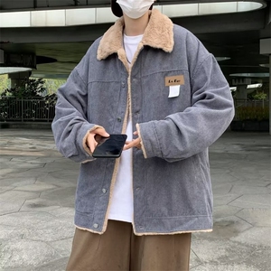 灯芯绒棉衣外套男女加绒设计感小众棉袄新款棉服ins港风MV25-P69图片