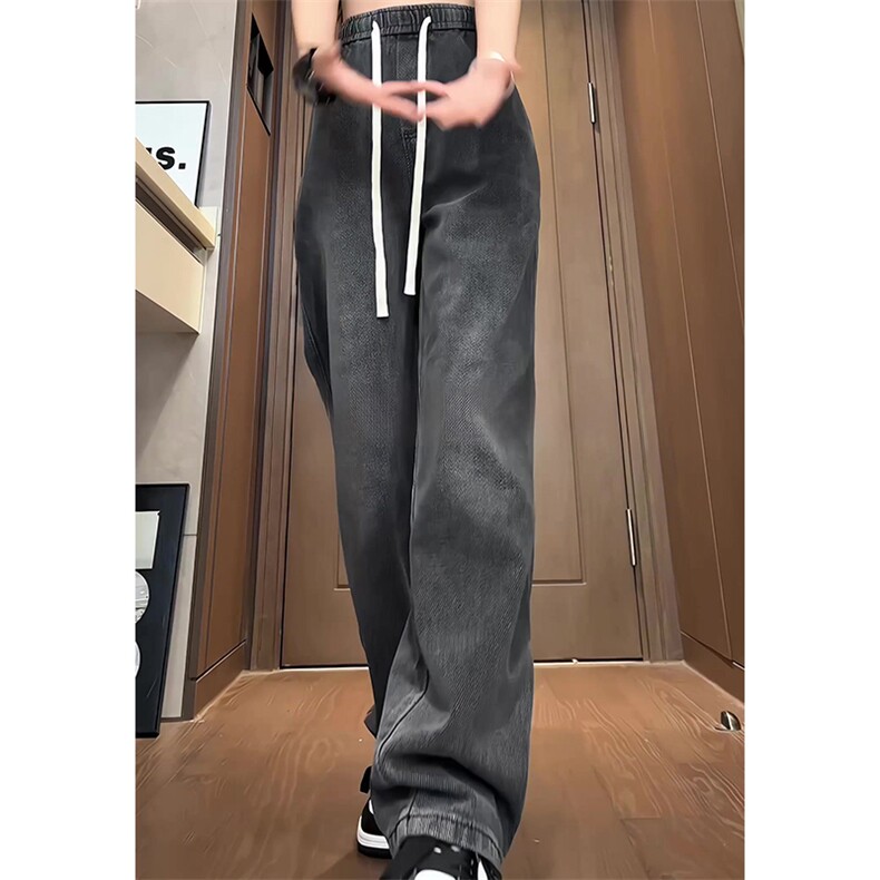 有货（自家图）港风星空纹牛仔裤男女春夏阔腿裤子K1310批55控68,男装牛仔裤,星座218-5