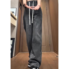 有货（自家图）港风星空纹牛仔裤男女春夏阔腿裤子K1310批55控68，男装牛仔裤，星座218-5