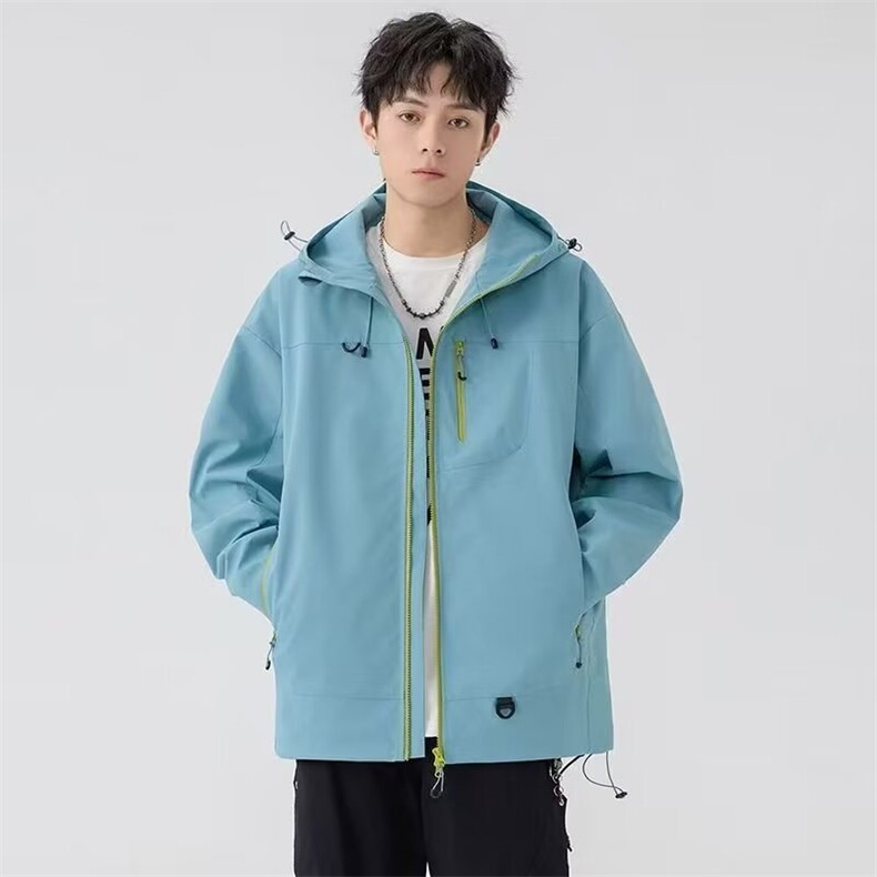 TL0573-P48流行慵懒ins潮流原宿简约新款文艺户外防水春秋冲锋衣图片