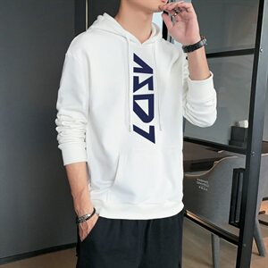 2021春秋季新款连帽卫衣男士宽松潮流百搭潮牌ins炸街DF174T图片