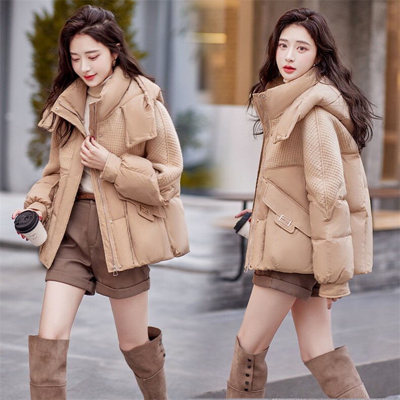 羽绒服女2023年冬季新款女装时尚拼接加厚保暖白鸭绒外套！现货！,女装羽绒服,慧尚依恋