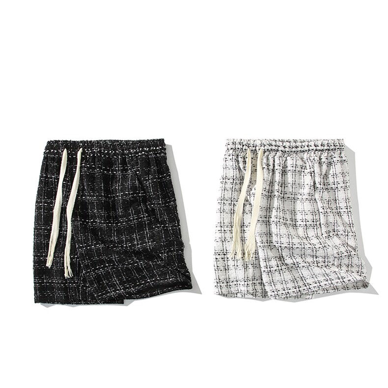 青年条纹外套短裤休闲宽松短袖小香风套装流行衬衫裤子男TP35,男装衬衫,电商A012