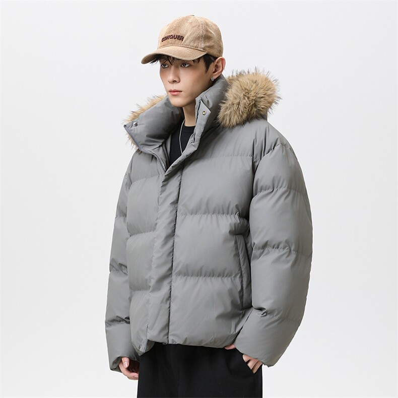 潮流宽松休闲棉衣潮牌高街棉服A161-9988图片
