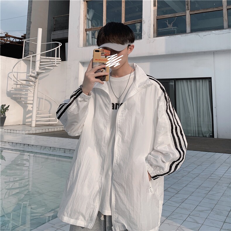 F2031/P45新款男士防晒衣男韩版学生休闲运动上衣薄款外套大码男，男装夹克，电商A141