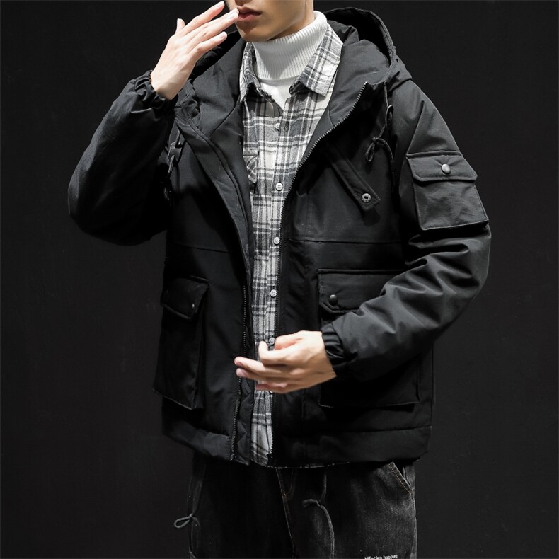 大货2019冬新款工装棉衣男日系大码连帽棉服6025-my916-p115控159,男装棉衣,星座311A